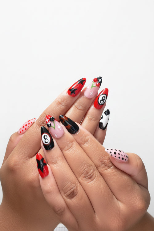 Cherry Jackpot | Luxury Handmade Press-On Nails