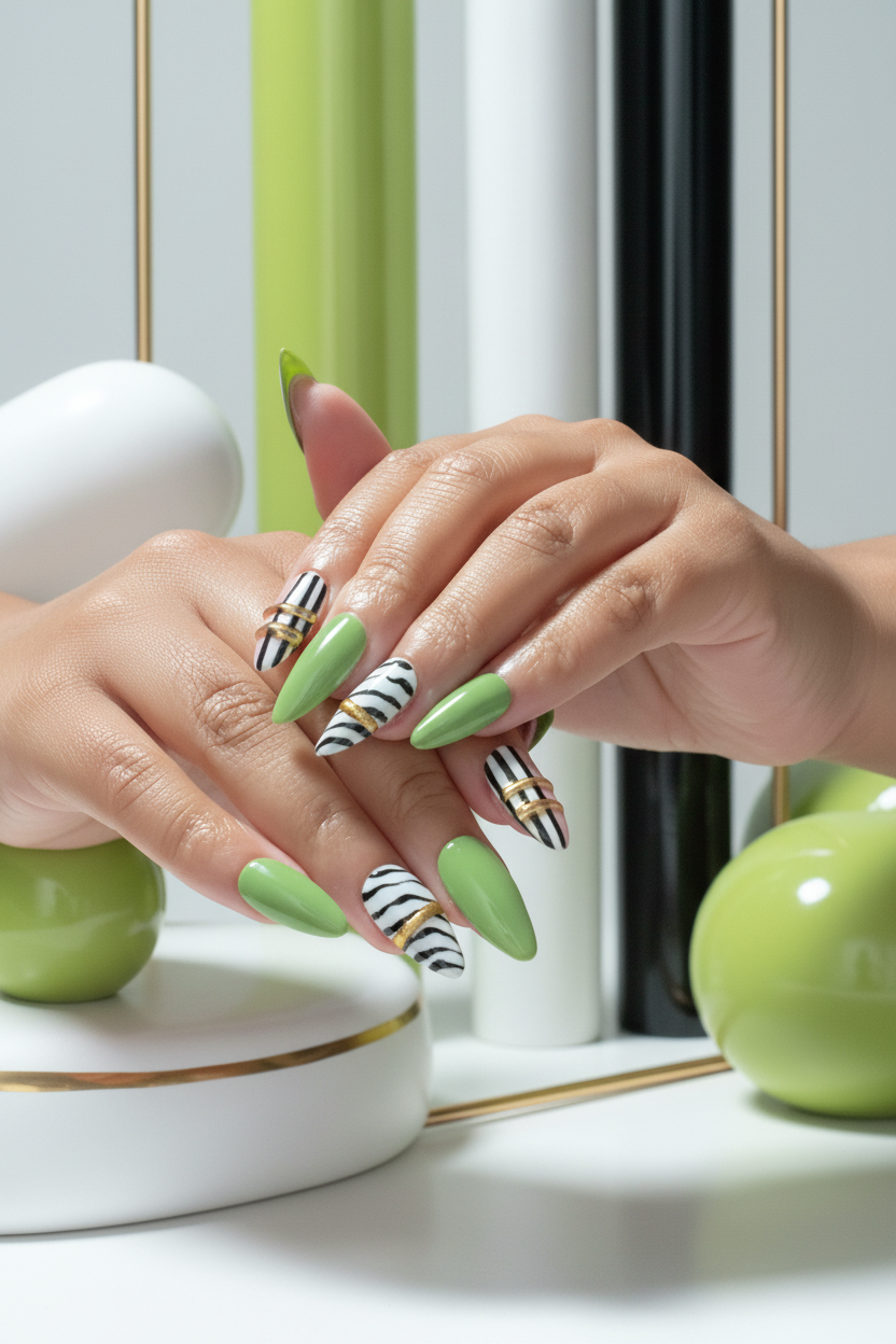 Safari Chic | Luxury Handmade Press-On Nails
