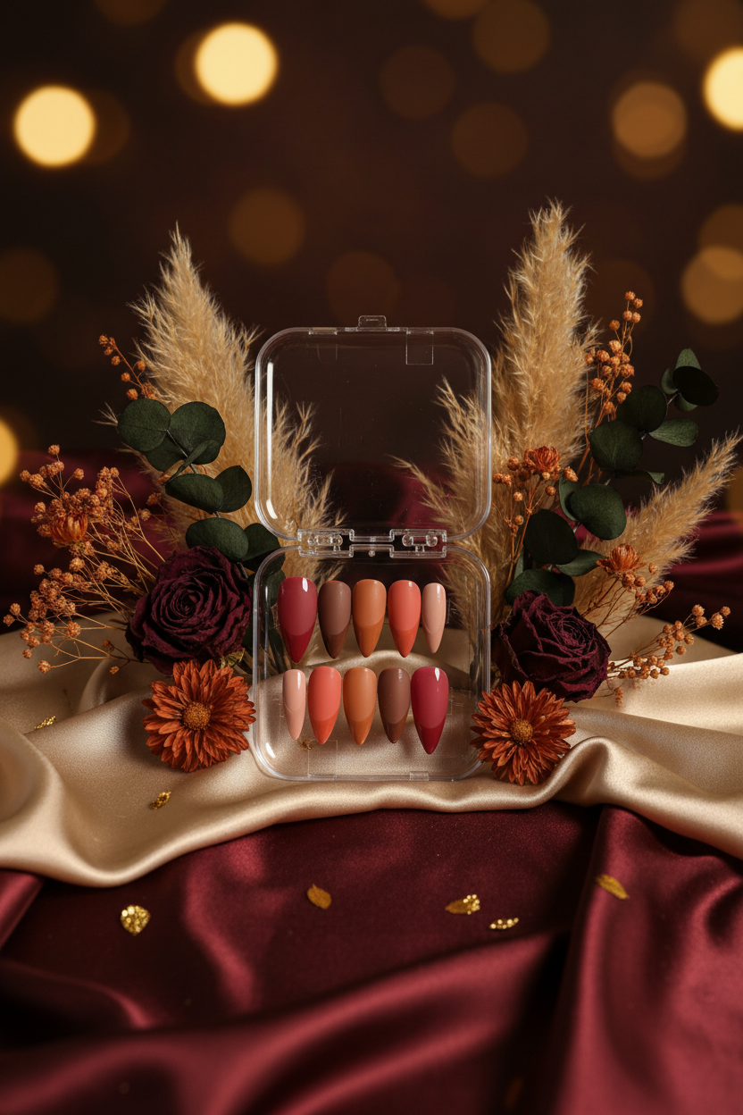 Autumn Affair | Handmade Press-on Nails