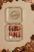 Mocha Drip | Handmade Press-on Nails
